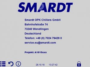 Smardt OPK - 12" Farb TFT Touchscreen als Webpanel für SPS Steuerung aller Kälteanlagen und Kältemaschinen